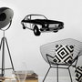 Wallity Vintage Sedan Holden Kingswood Escultura de Pared Negra